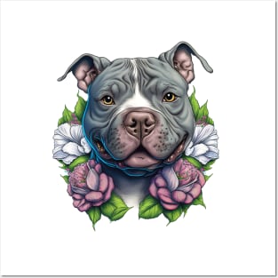 american bully dog lover Posters and Art